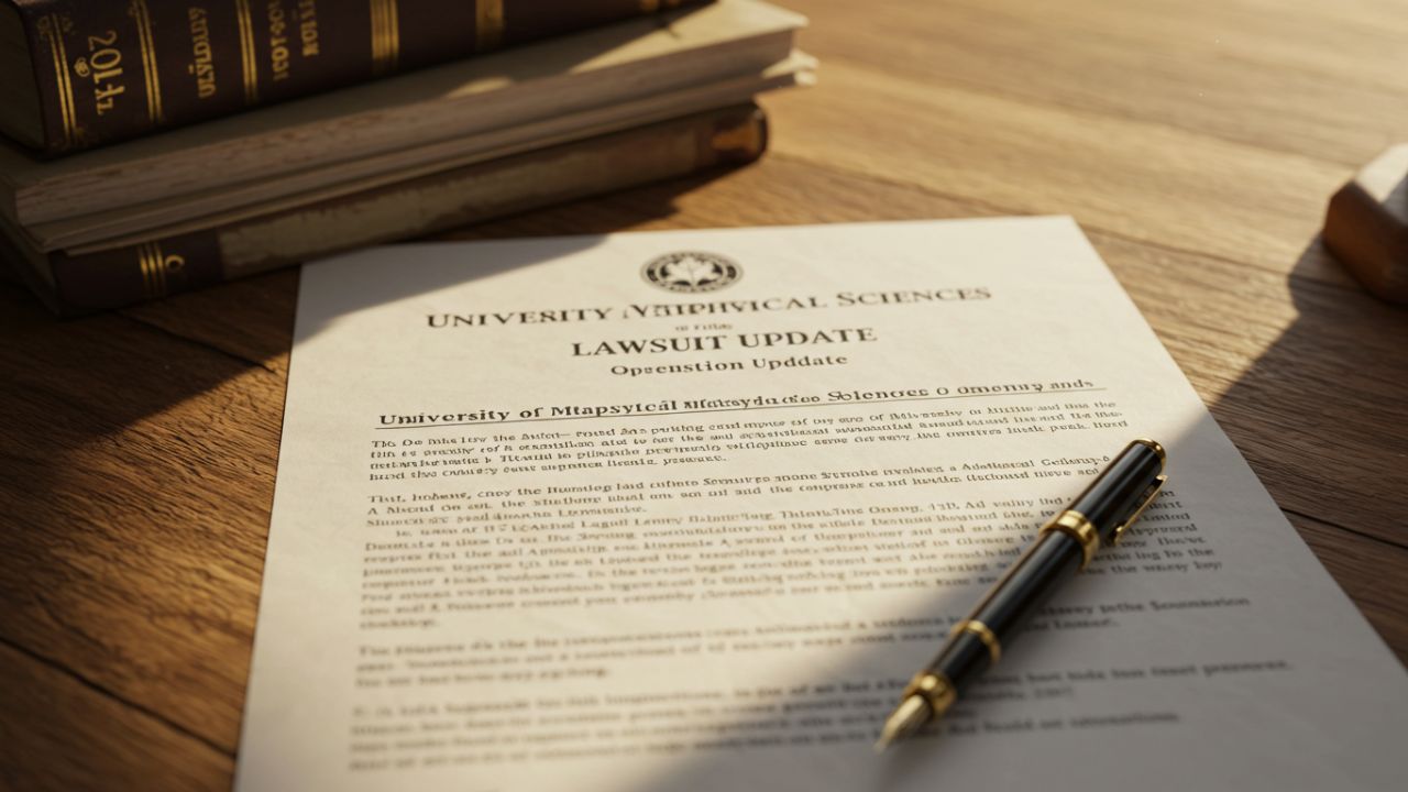 University of Metaphysical Sciences Lawsuit Update