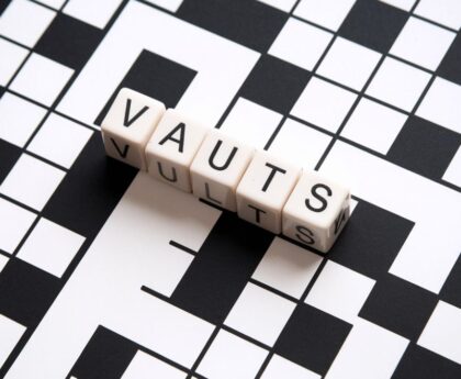 Vaults NYT Crossword Clue